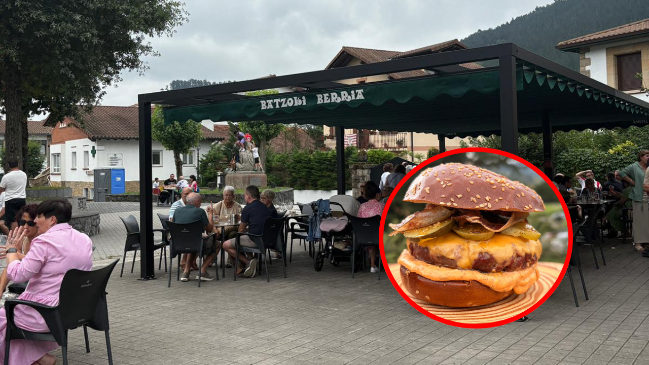 Esta es la nueva creación del campeón de España de hamburguesas gourmet: con pepinillos a la sidra y mayonesa de chistorra