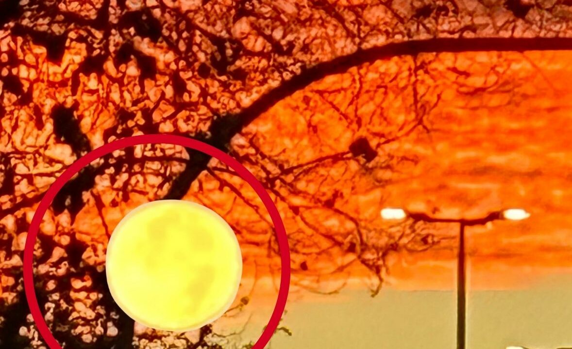 El cielo de Bizkaia vuelve a arder bajo una luna de oro