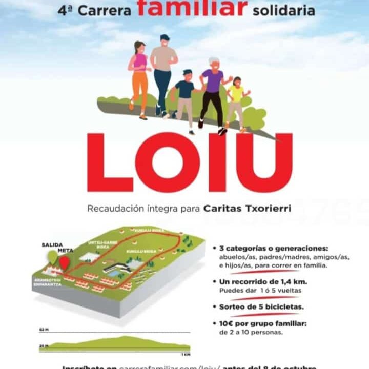Loiu correra en familia este domingo, 12 de octubre