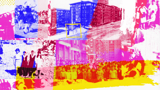 Una furgoneta recorre los barrios de Bilbao para retratar su historia