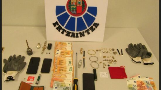 Desmantelado un grupo criminal que robaba en Gipuzkoa y se escondía en Bilbao