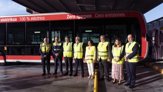 Bilbobus reduce 426 toneladas de CO₂ en un año gracias a la energía del metro