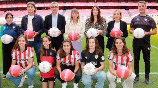 “Pasa Baloia, Neska”: San Mamés con las promesas del fútbol femenino