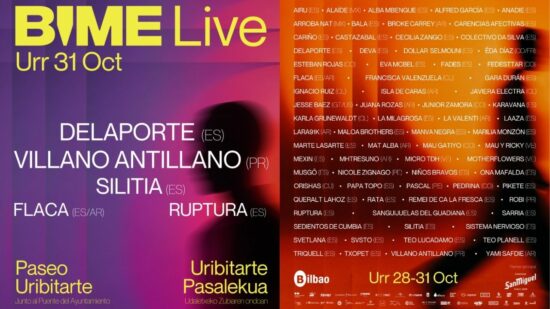 Así puedes disfrutar de Villano Antillano, Delaporte, Alfred García y más de 70 conciertos gratis en Bilbao