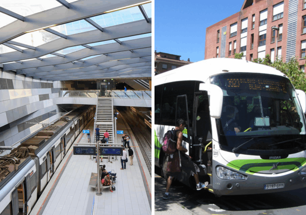 Refuerzos y servicios especiales de tren y autobús para los Sanfaustos de Durango y Basauri