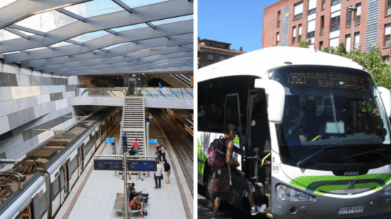 Refuerzos y servicios especiales de tren y autobús para los Sanfaustos de Durango y Basauri