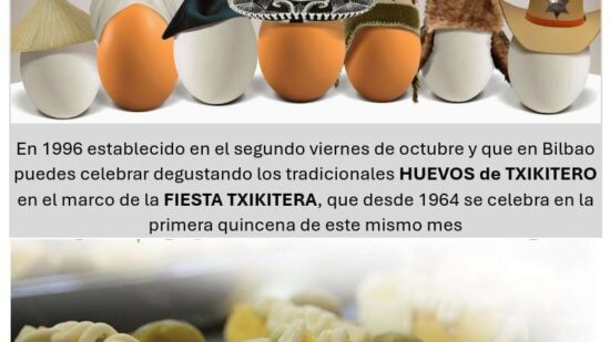 Los Huevos de Txikitero conquistan Bilbao en el Día Mundial del Huevo