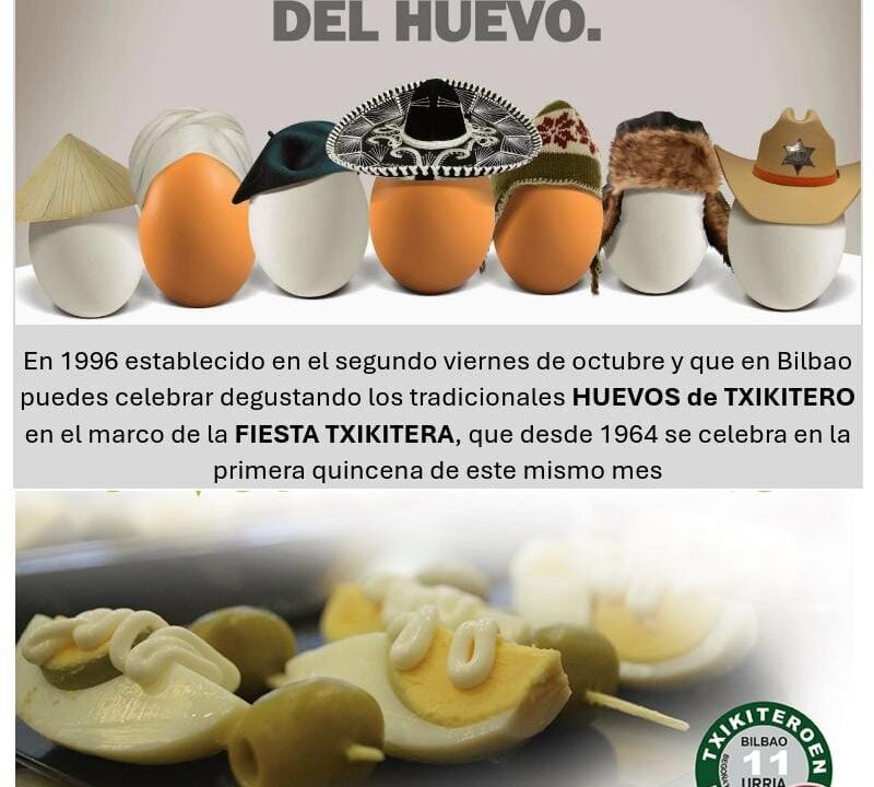 Los Huevos de Txikitero conquistan Bilbao en el Día Mundial del Huevo