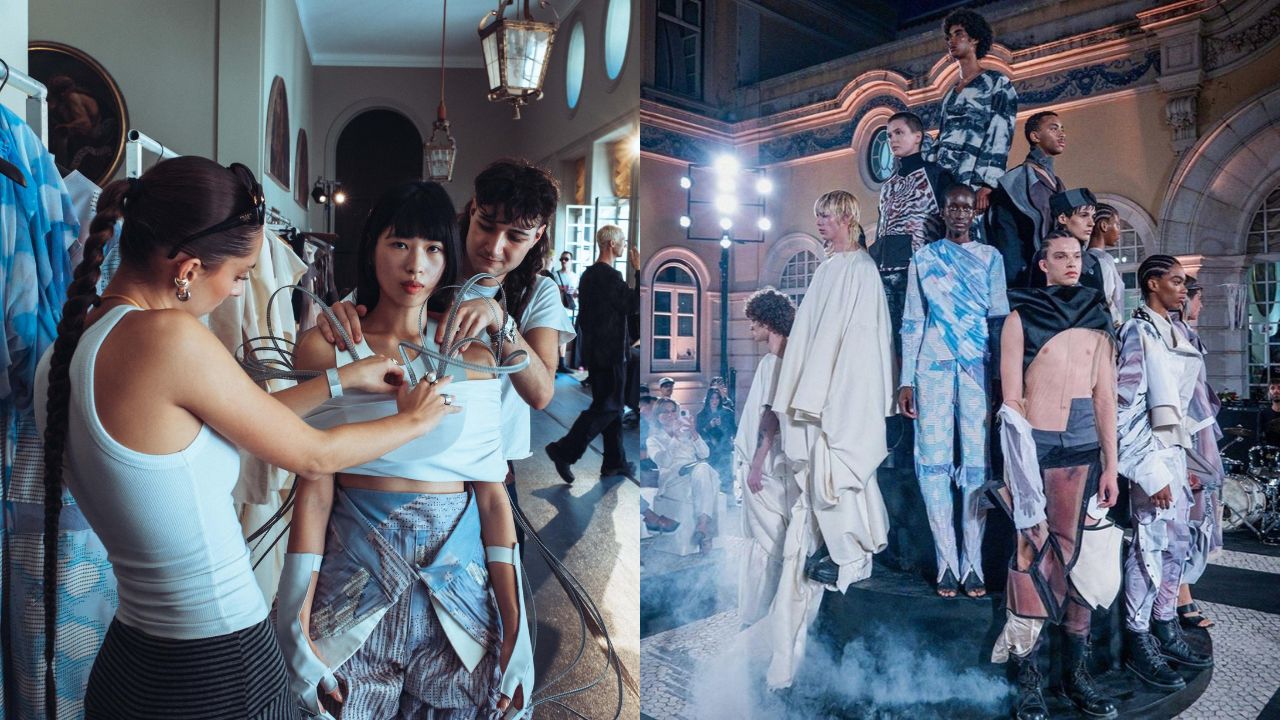 Dos jóvenes vizcaínos del IED Kunsthal Bilbao presentan sus diseños en la Semana de la Moda de Lisboa