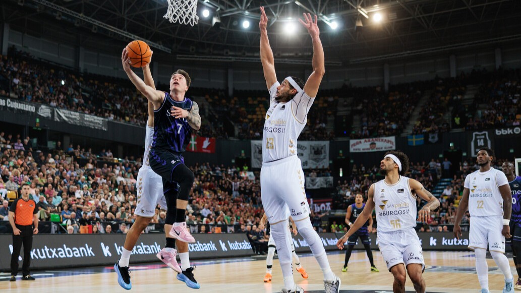 El Surne Bilbao Basket vence y convence ante San Pablo Burgos (95-85)