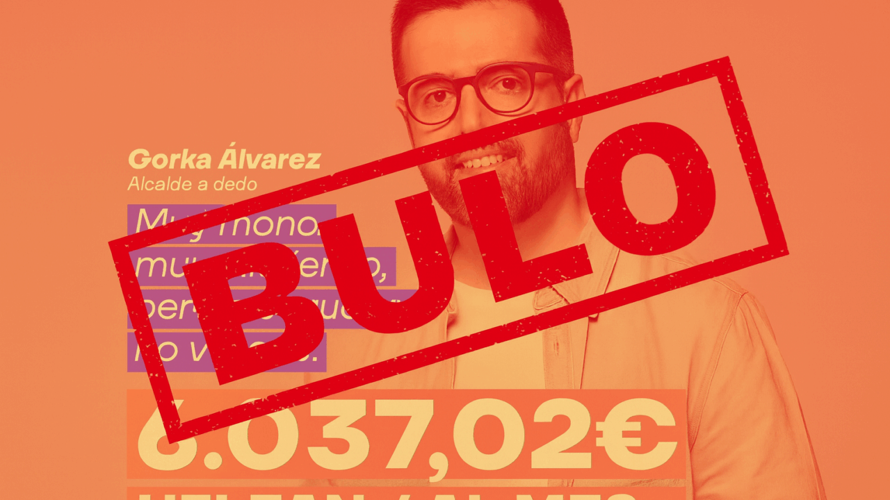El alcalde de Sestao publica su nómina para desmentir un bulo sobre su sueldo