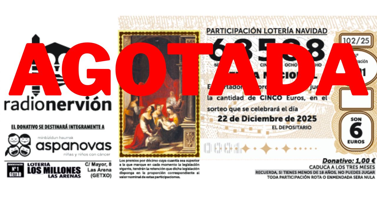 Agotada la Lotería de Navidad de Radio Nervión