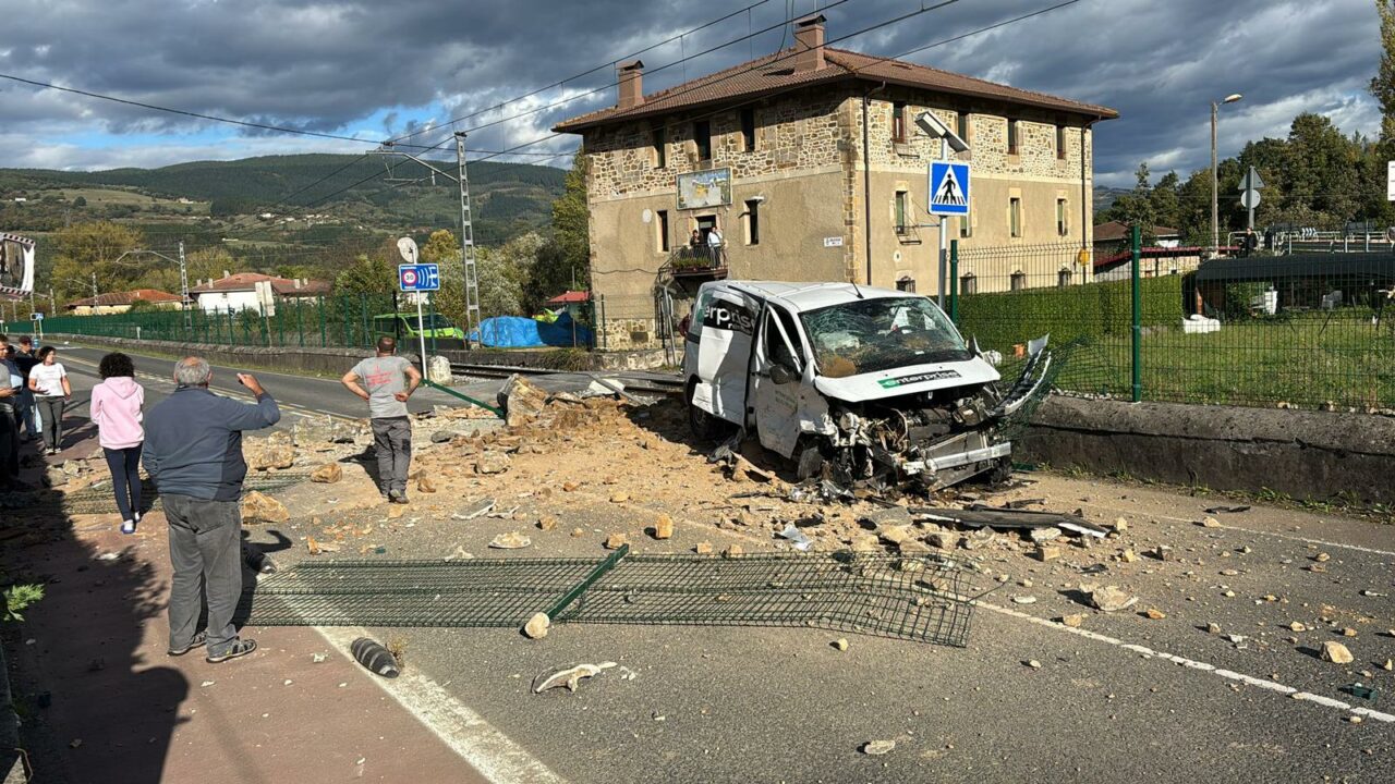Fallece el conductor de la furgoneta arrollada en Zalla