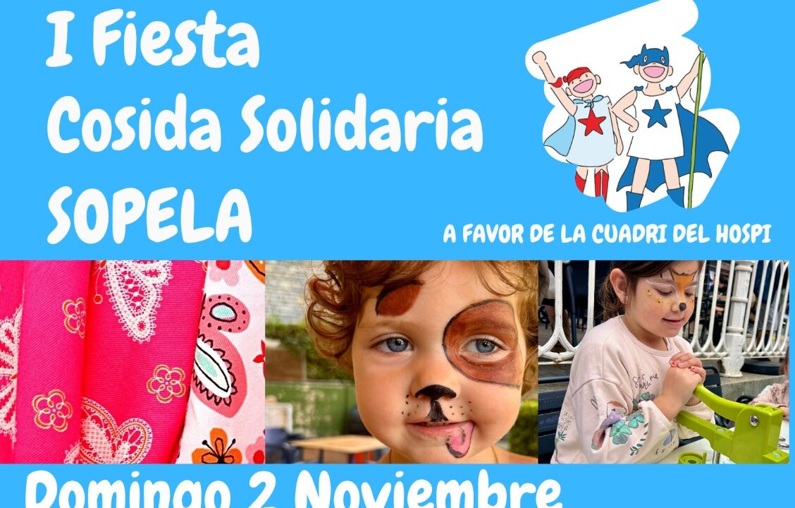 Sopela celebrará la I Fiesta Cosida Solidaria para apoyar a La Cuadri del Hospi