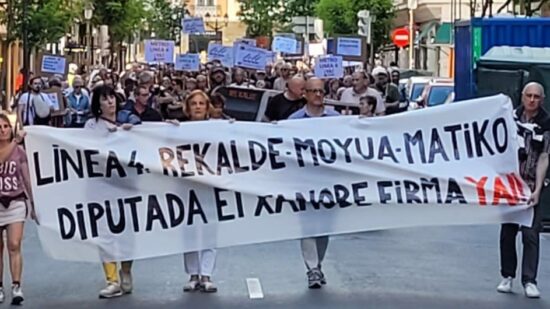 Victoria vecinal de los barrios Sur de Bilbao: el Ayuntamiento aprueba la moción para construir la L4 del metro
