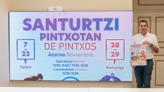 Santurtzi vuelve con una nueva edición de Santurtzi Pintxotan, ahora también en Mamariga