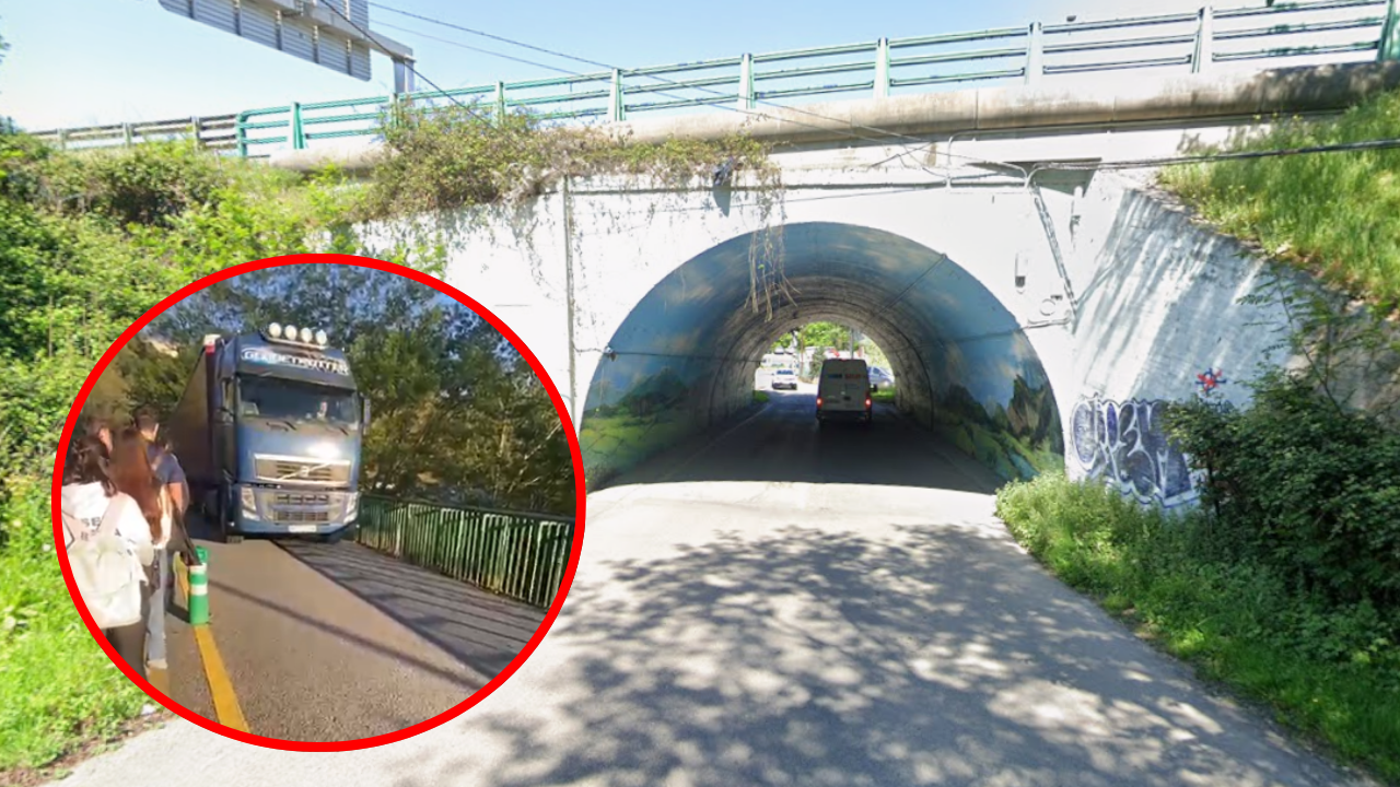 Ocho estudiantes de Usansolo, sin autobús al instituto: “Los pobres no tienen ni aceras y pasan camiones. Es inviable”