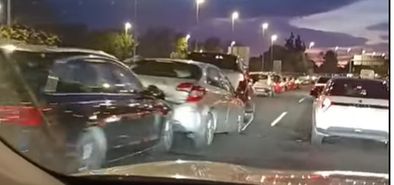 Choque en cadena con ocho vehículos implicados en el Txorierri