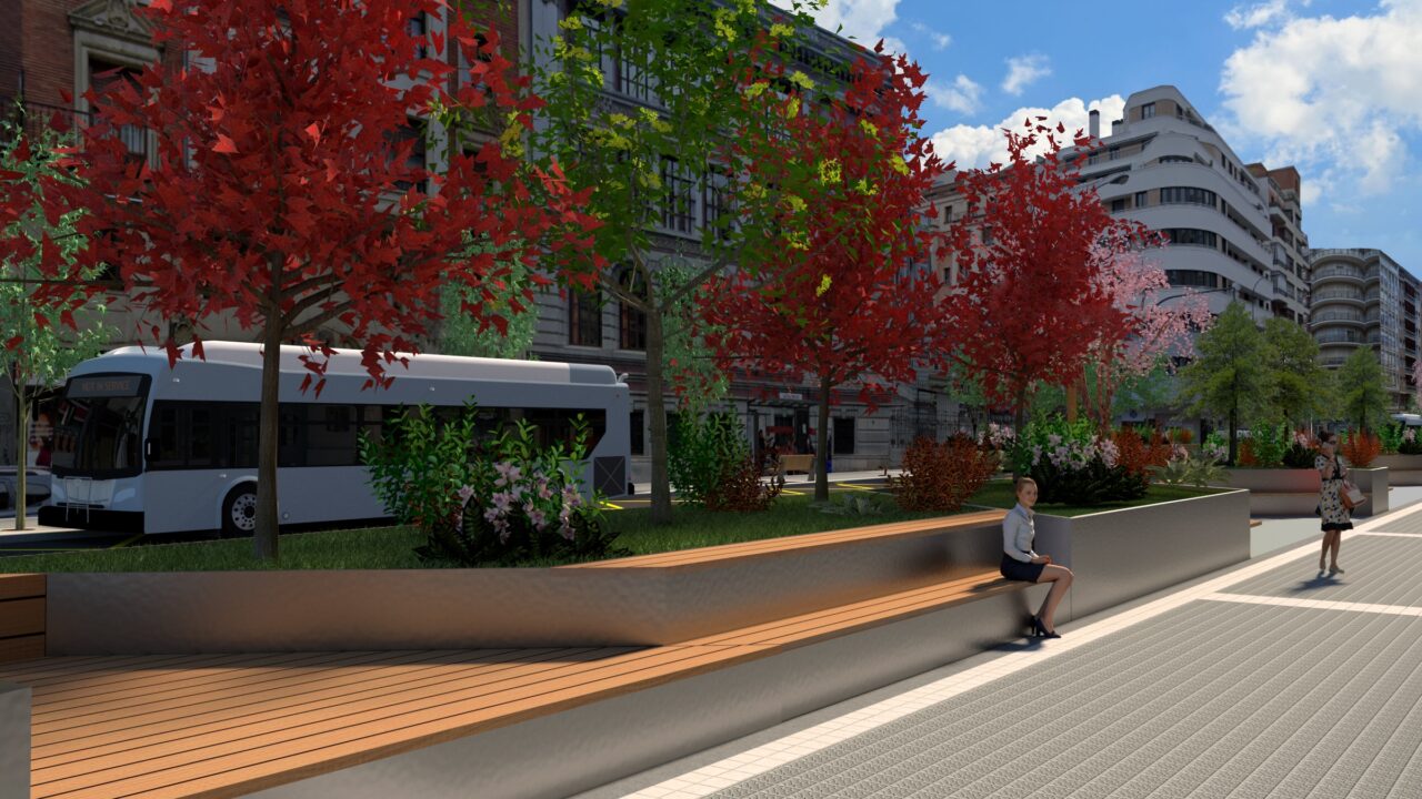 Bilbao transforma la calle Autonomía: más espacio para peatones y menos coches