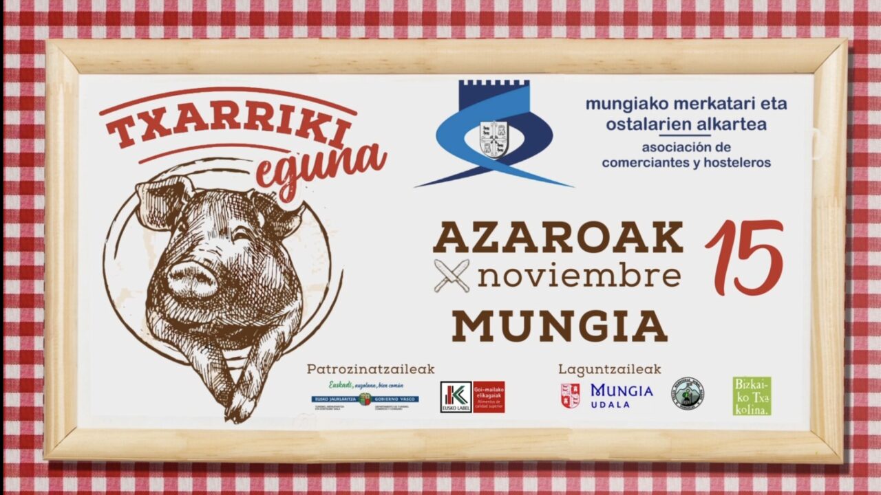 El asado de cerdo volverá a ser protagonista en el Txarriki Eguna de Mungia