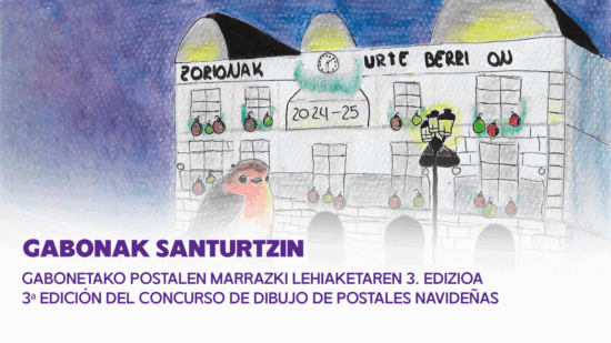 Santurtzi enciende la ilusión con su concurso de postales navideñas