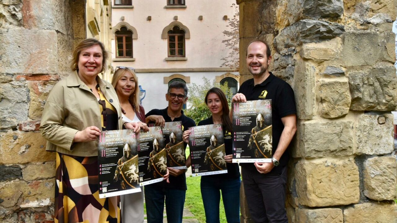 Portugalete hace historia: las II Jornadas de Novela Histórica reúnen a los grandes del género