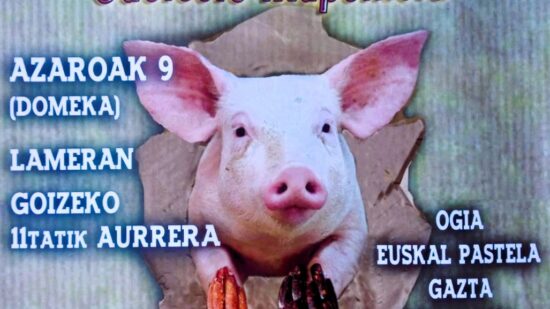 Morcillas y productos locales se citan este domingo en la Feria de San Martín de Bermeo