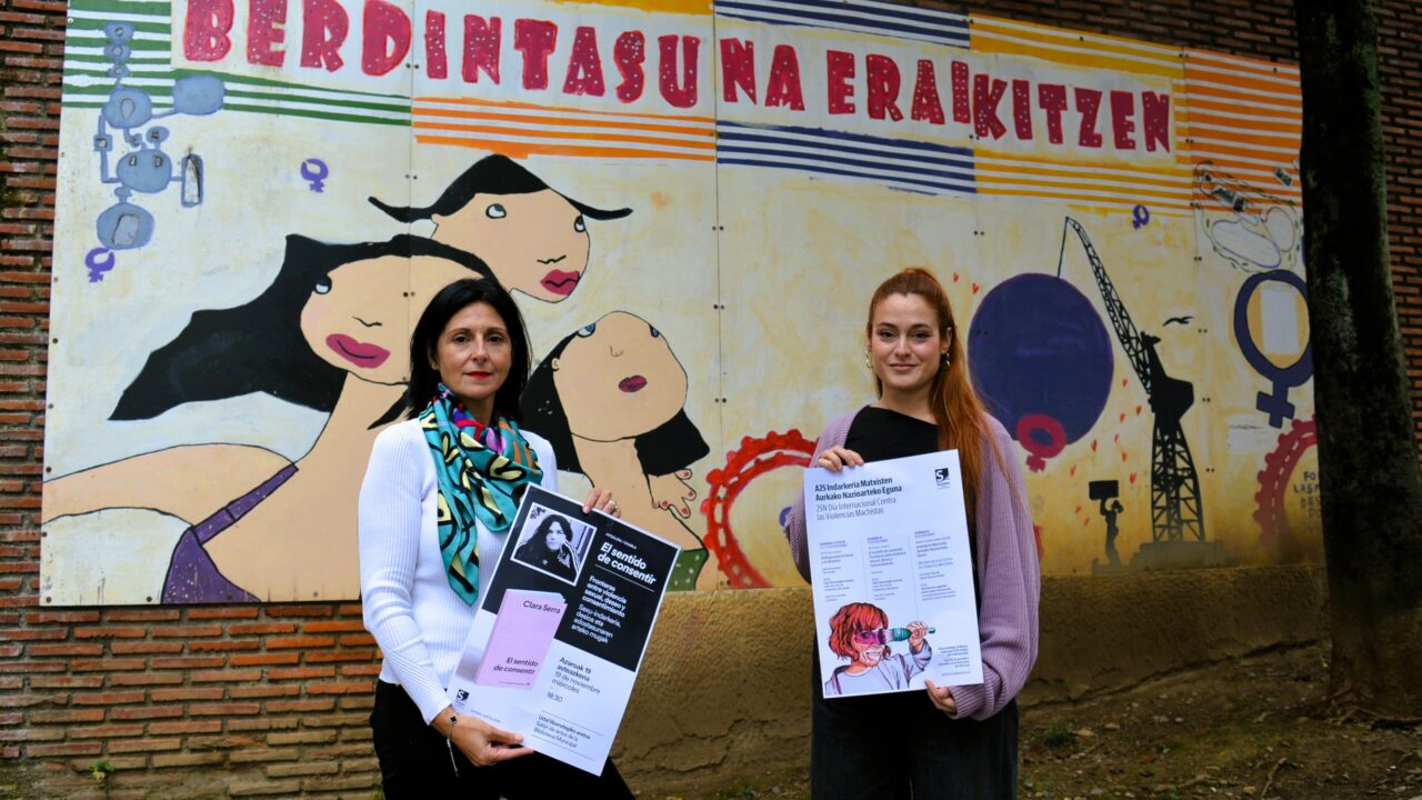 Escolares de Sestao liderarán la manifestación del 25N en el municipio