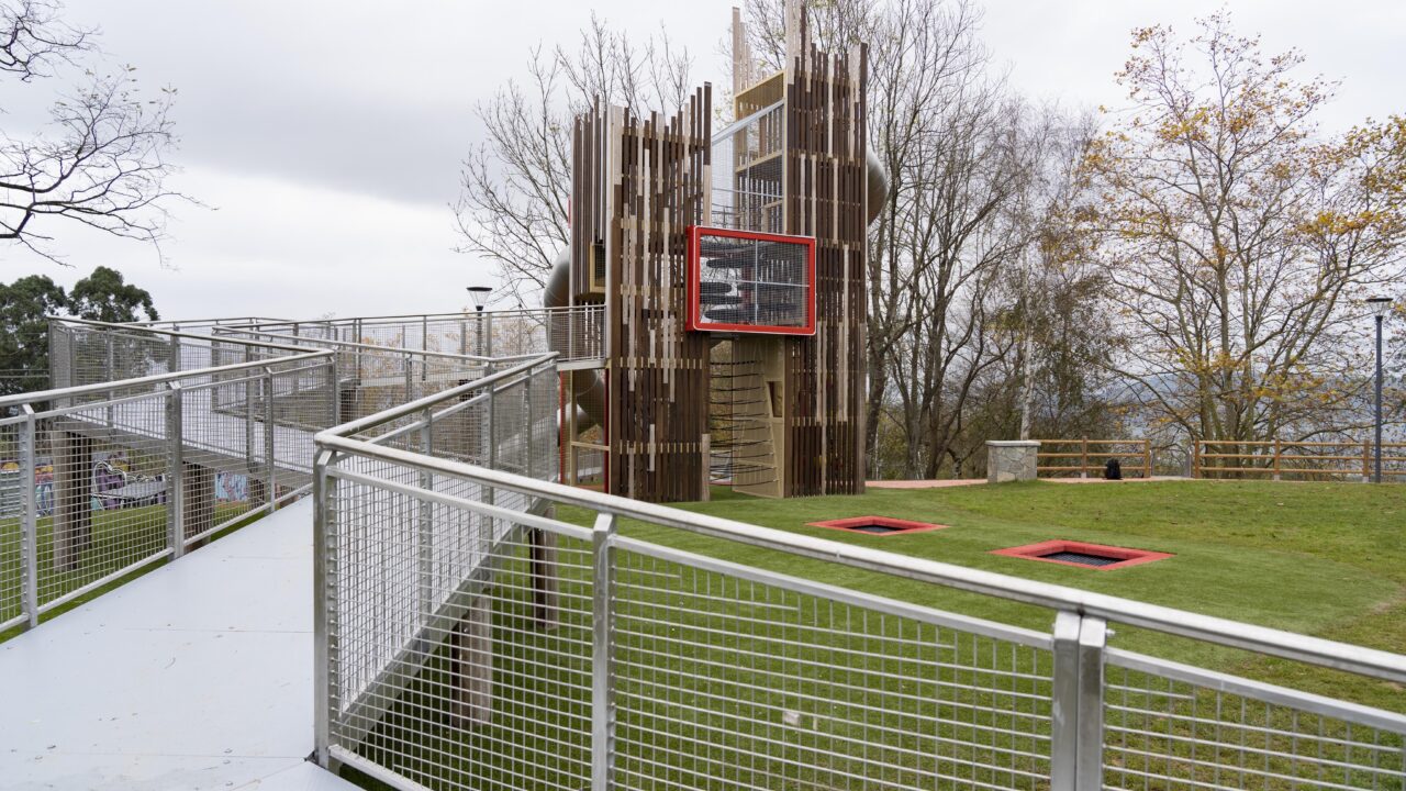 Así será el nuevo parque en Artxanda: aventuras, tirolinas y circuitos adaptados