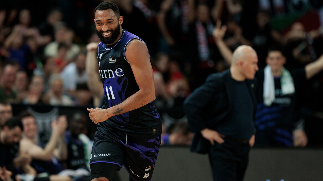 La primera gran tarde de Darrun Hilliard en el Bilbao Basket