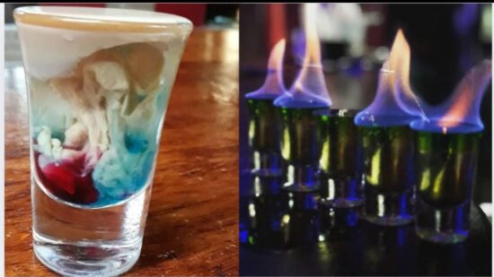 El bar de Bilbao que triunfa con chupitos originales: del Cerebrito a los flambeados