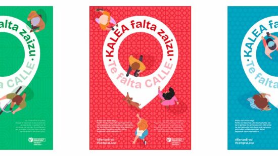 «Te falta calle», la nueva campaña del Gobierno Vasco para poner en valor el comercio local