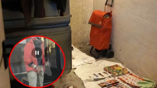 Vecinos de Arangoiti denuncian que el hombre que ha ocupado su garaje realiza comportamientos violentos y obscenos