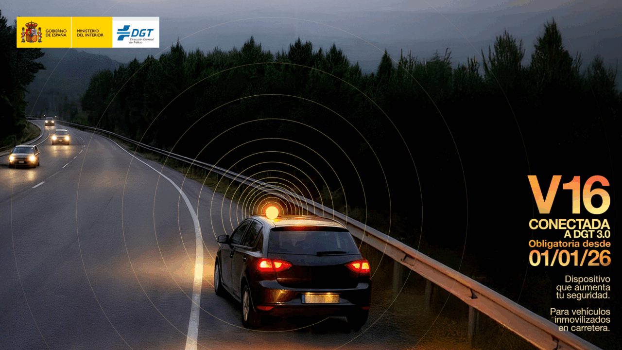 La baliza V16 será obligatoria desde el 1 de enero: adiós definitivo a los triángulos de emergencia