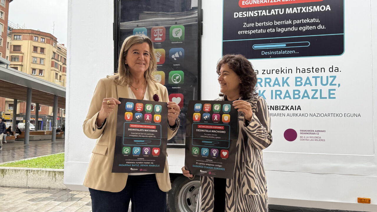 La Diputación Foral de Bizkaia invita a «‘desinstalar el machismo»