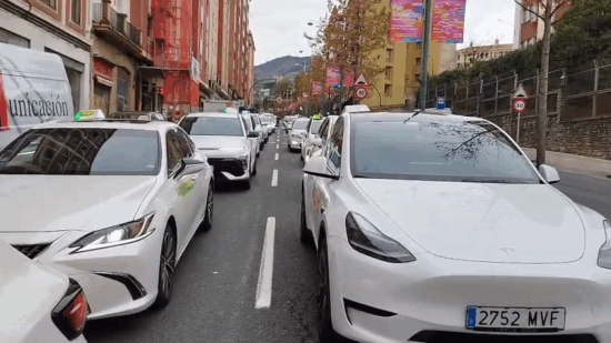 Manifestación de taxistas en Bilbao este miércoles: estos son los horarios y el recorrido
