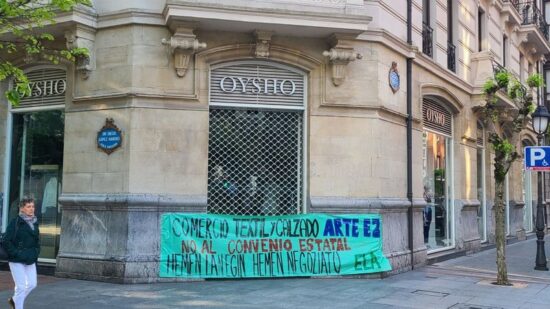 Huelga en el ‘Black Friday’: ELA se planta contra la estatalización del sector textil en Bizkaia y Álava
