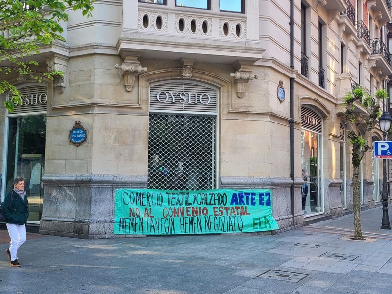 Huelga en el ‘Black Friday’: ELA se planta contra la estatalización del sector textil en Bizkaia y Álava