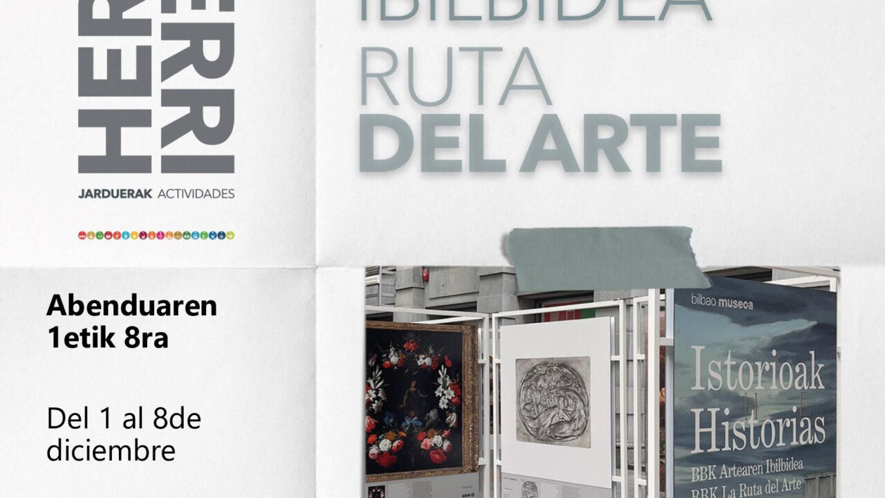 Durango se convierte en un museo abierto con varias obras del Bellas Artes de Bilbao
