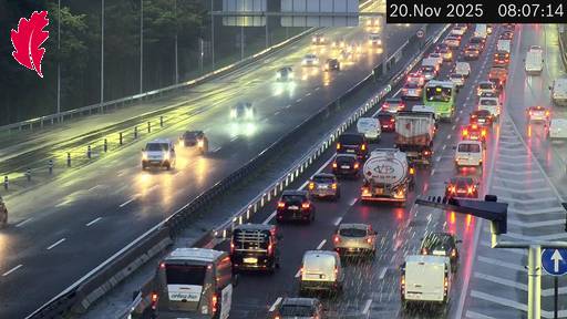 Accidentes y granizo para el arranque de este jueves invernal en Euskadi