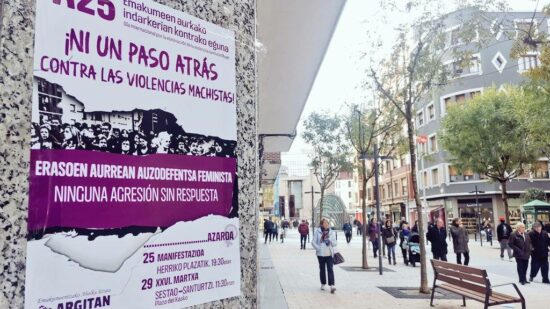 Barakaldo se moviliza este 25N: Argitan convoca una gran manifestación contra las violencias machistas