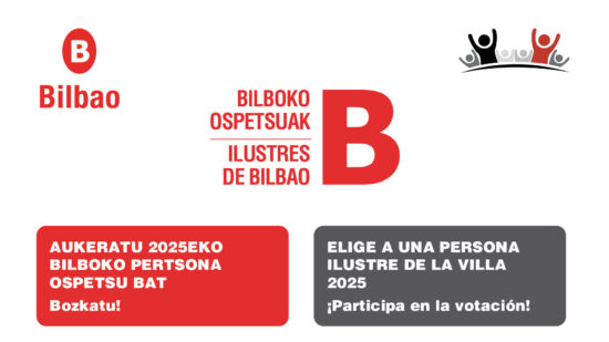 La ciudadanía de Bilbao ya puede votar para elegir a una de sus personas ilustres de 2026