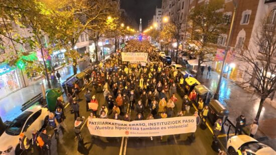 Movilizaciones por el 25N en Bizkaia: horas y lugares