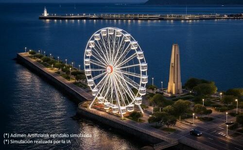 Este es el único municipio vizcaíno que tendrá este año una gran noria de Navidad