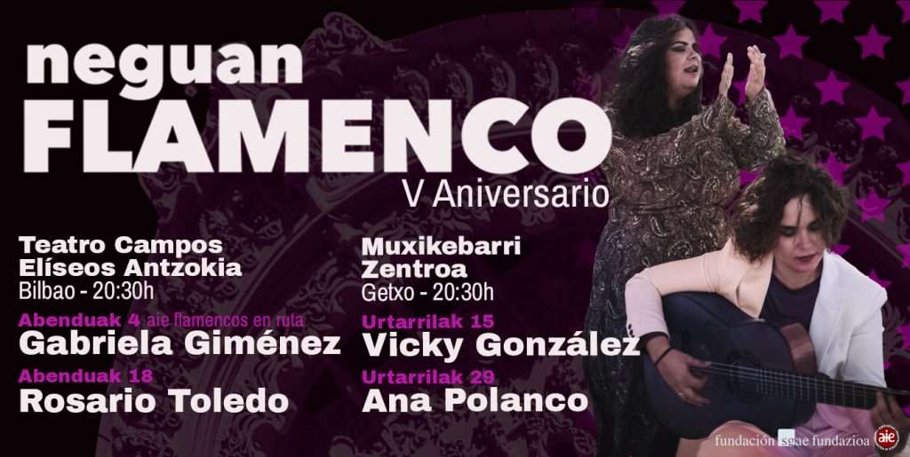 Flashmob en la Plaza Rekalde: artistas, conciertos y sorpresas en Neguan Flamenco