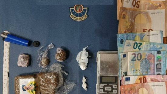 Detenido el dueño de un bar en Santurtzi por tráfico de drogas