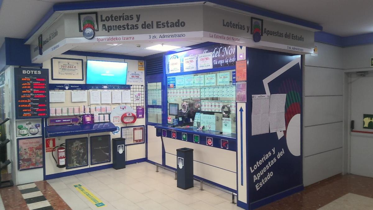 La Bonoloto del domingo deja casi 138.000 euros en un centro comercial de Bizkaia