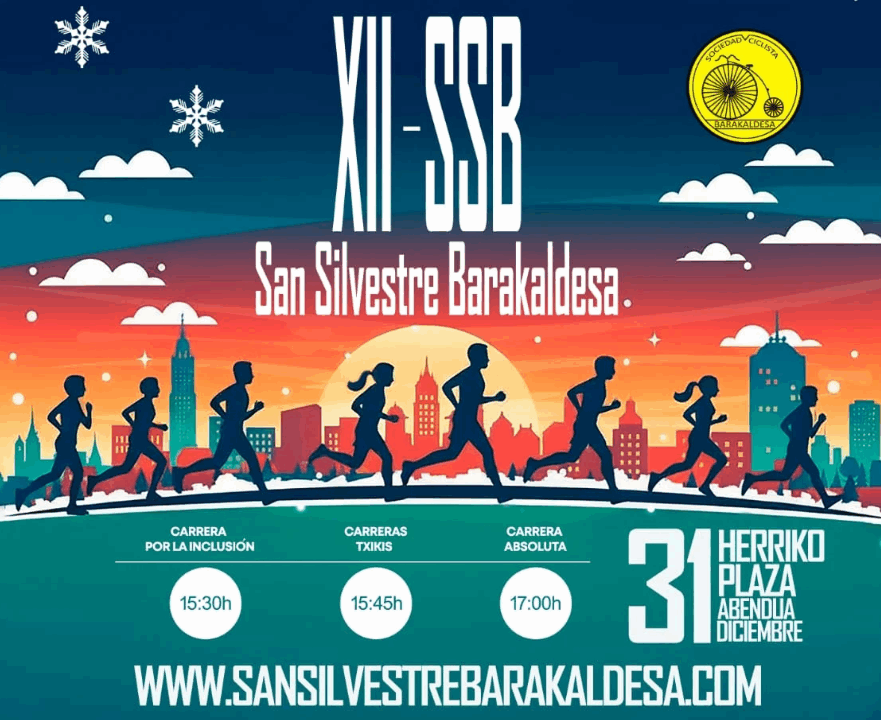 La San Silvestre de Barakaldo correrá este año a favor de Apnabi Autismo Bizkaia