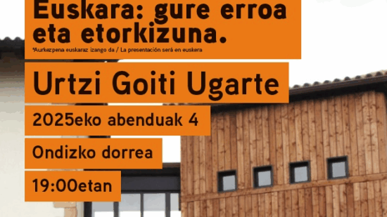 El euskera, tema central de la próxima charla del 500 aniversario de Leioa