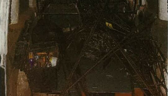 Detenidos tres jóvenes por robar barras de acero en una obra de Ortuella